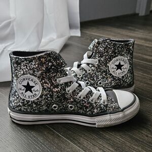 Converse Kids Chuck Taylor All Star High-Top Sneakers - Black and White